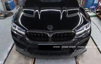 Real Carbon Fiber Front Grille Grill Cover for BMW 5 Series M5 F90 2021-2023