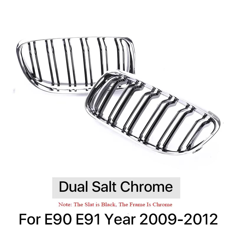 Carbon Grills Cover Front Bottom Bumper Kindly Facelift M Style Grille for BMW 3 Series E90 E91 2009-2012 LCI 328I 330I 335I