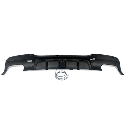 F1 Style for BMW E90 E91 M Sport Bumper Rear Bumper Diffuser Carbon Fiber Look