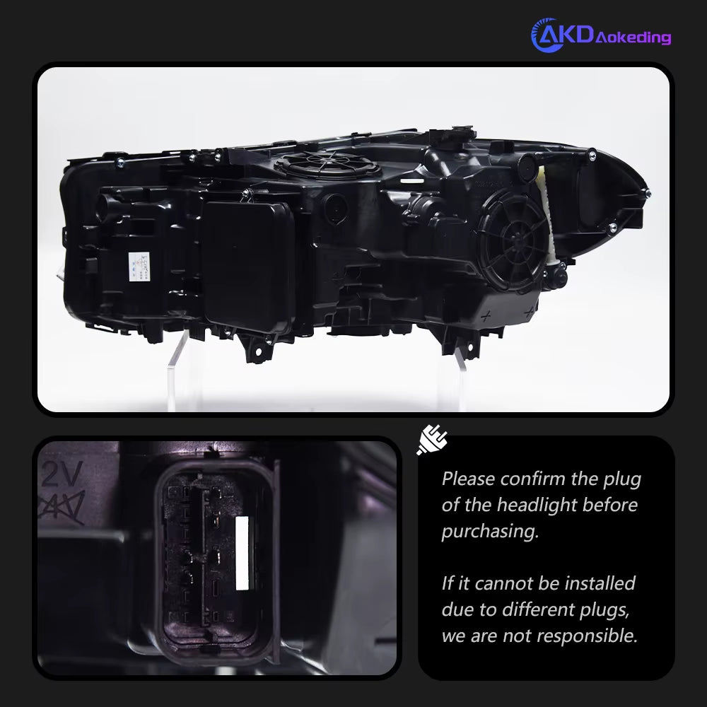 Car Lights for BMW G30 G38 2018-2022 5 Series LED Auto Headlight Assembly Upgrade Newest M5 Competition Design Accessories