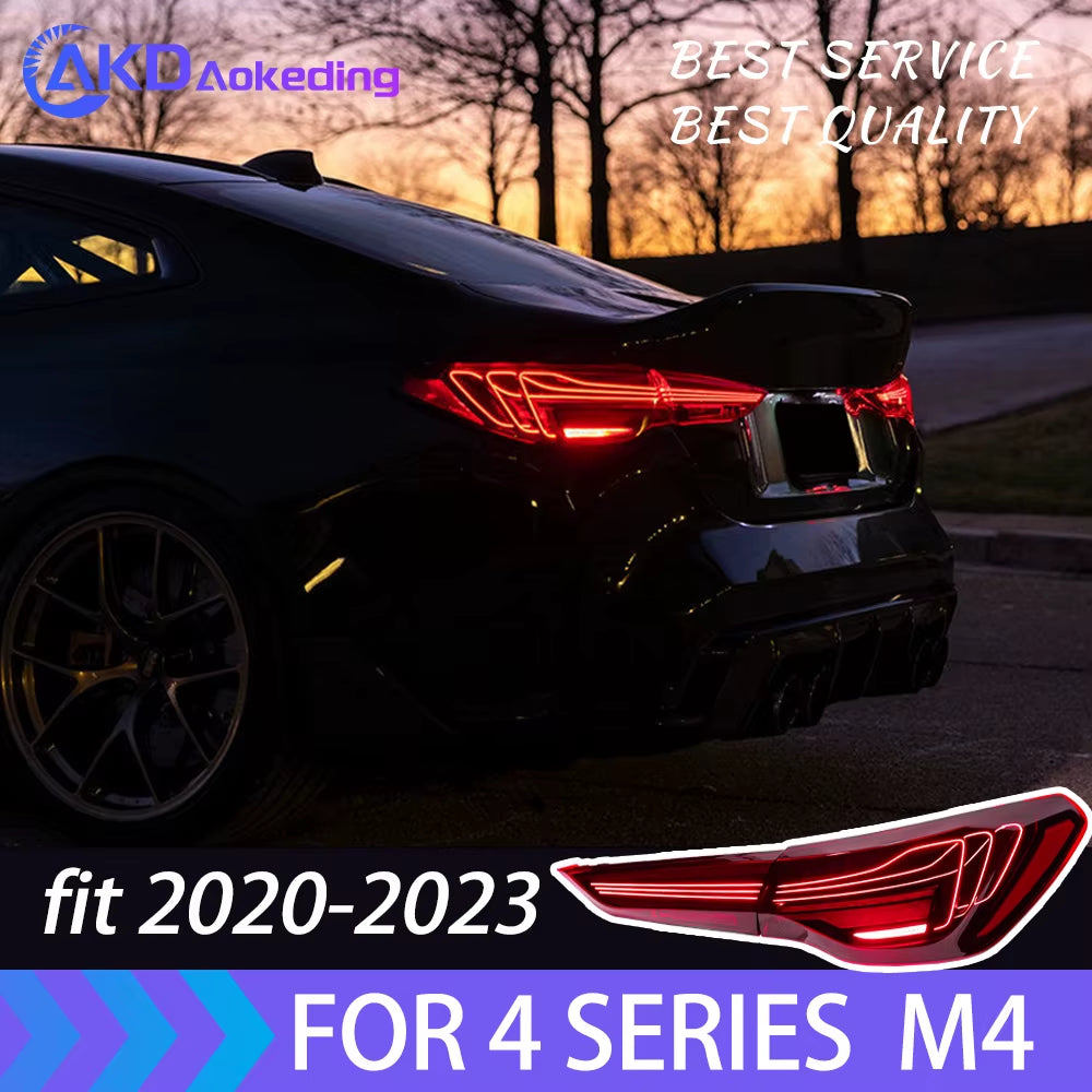 Taillights for 4 Series M4 G22 G23 G26 G82 Laser Head Diode Running Light Fiber Optic Diode Tail Light Assembly