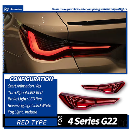 Taillights for 4 Series M4 G22 G23 G26 G82 Laser Head Diode Running Light Fiber Optic Diode Tail Light Assembly