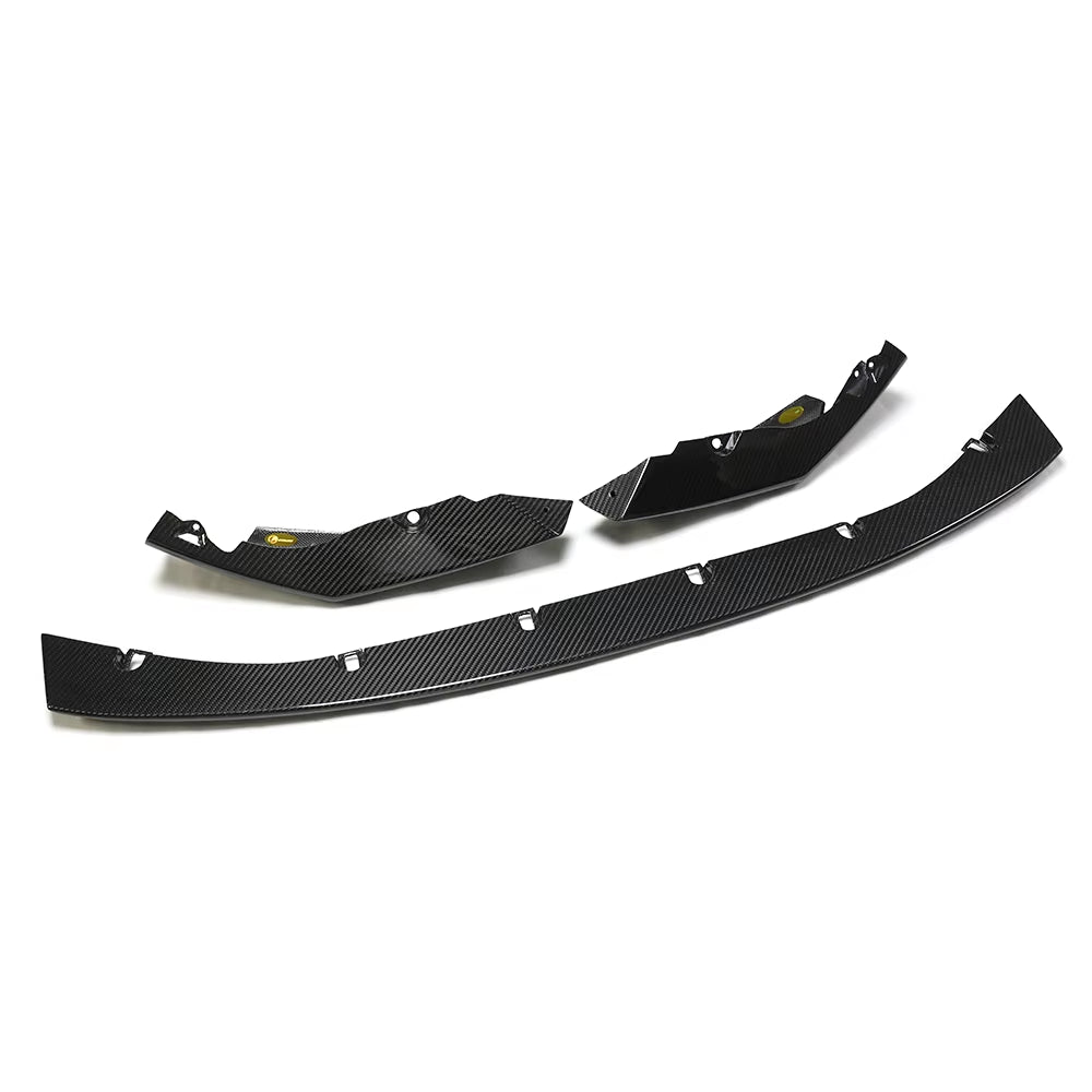 G82 G80 Dry Carbon Fiber Front Bumper Lip for BMW M3 G80 G82 G83 M4 Carbon Car Side Splitter Automotive Body Kits MP Style 3 PCS