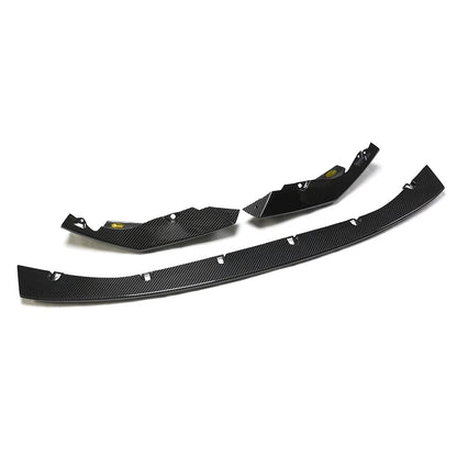 G82 G80 Dry Carbon Fiber Front Bumper Lip for BMW M3 G80 G82 G83 M4 Carbon Car Side Splitter Automotive Body Kits MP Style 3 PCS