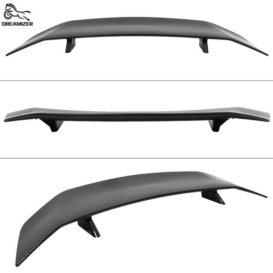 For 3 Series E90 E91 E92 M3 47" Carbon Fiber Rear Trunk Spoiler Roof Wing Lip