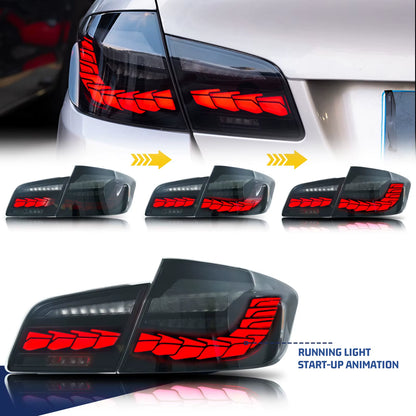 LED GTS Tail Lights for BMW 5-Series F10 M5 2011-2016 Saloon Start-Up Animation Sequential Turn Signal Rear Lamps Assembly